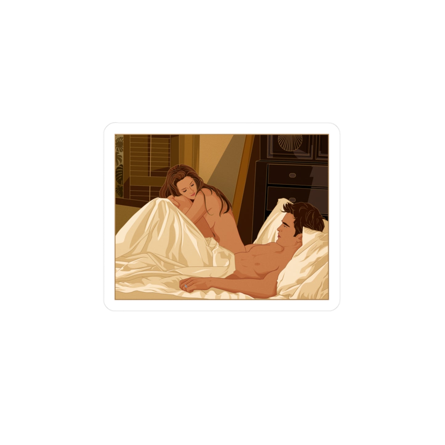 Passionate Embrace - Vinyl Sticker