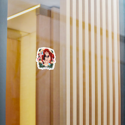 Ariel & Melody Embrace - Vinyl Sticker