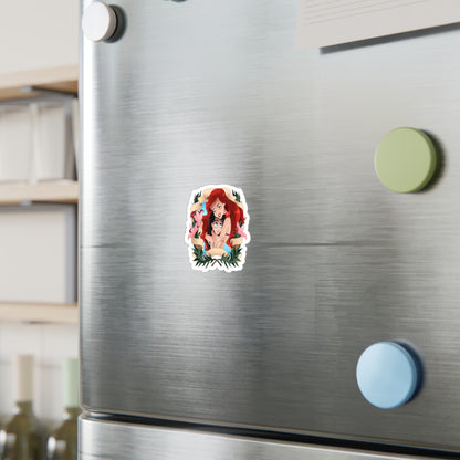 Ariel & Melody Embrace - Vinyl Sticker