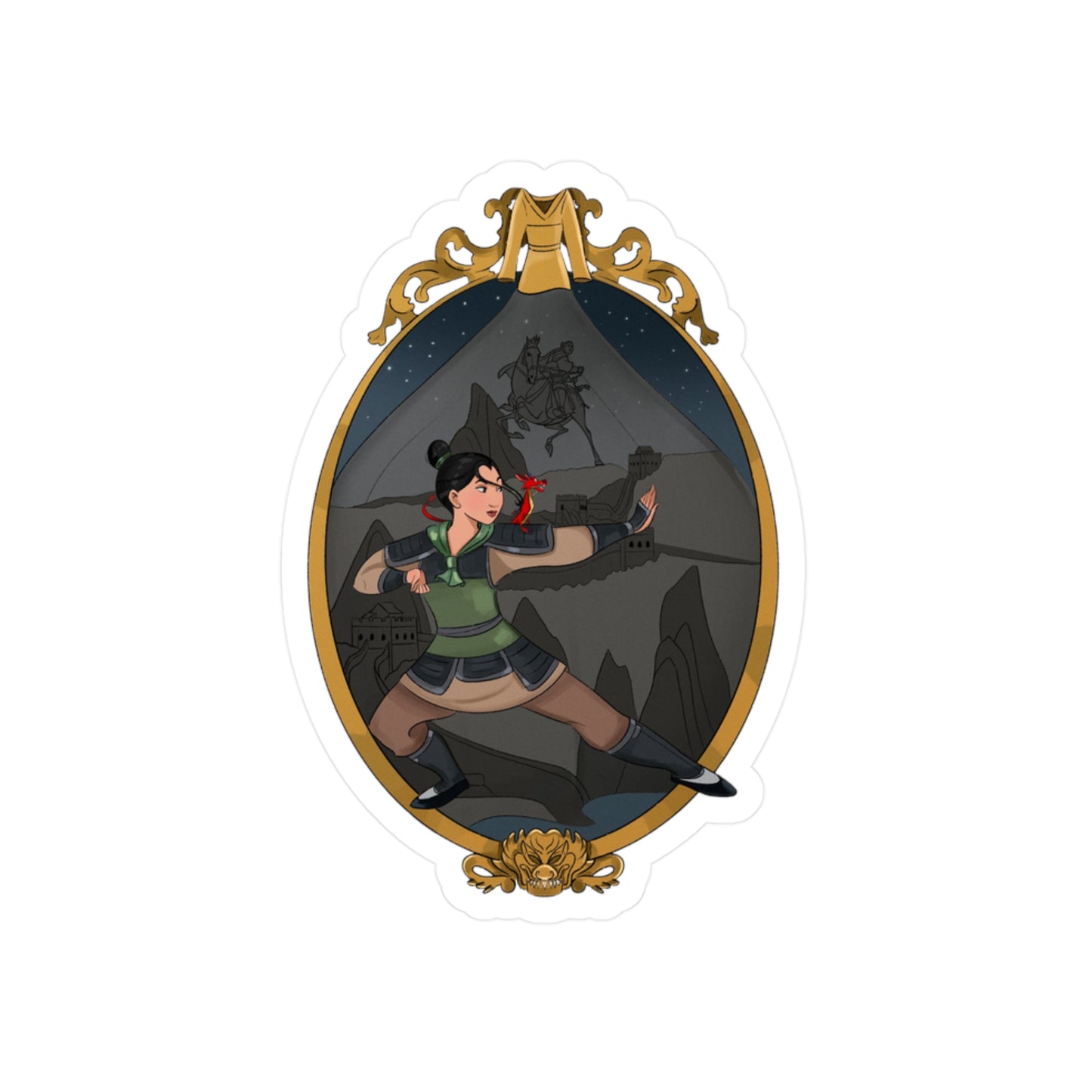 PM: Warrior Blossom - Vinyl Sticker