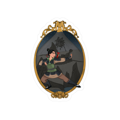 PM: Warrior Blossom - Vinyl Sticker