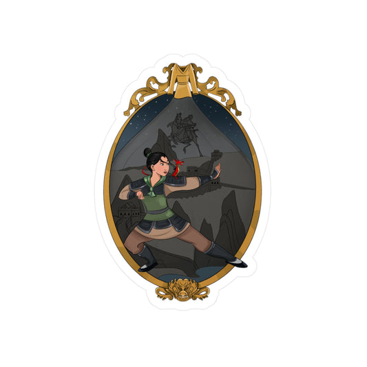 PM: Warrior Blossom - Vinyl Sticker