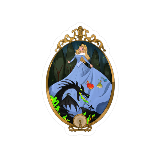 PM: Dreamy Rose - Vinyl Sticker