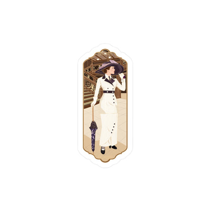 Elegance on Deck - Vinyl Sticker