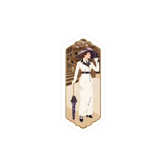 Elegance on Deck - Vinyl Sticker